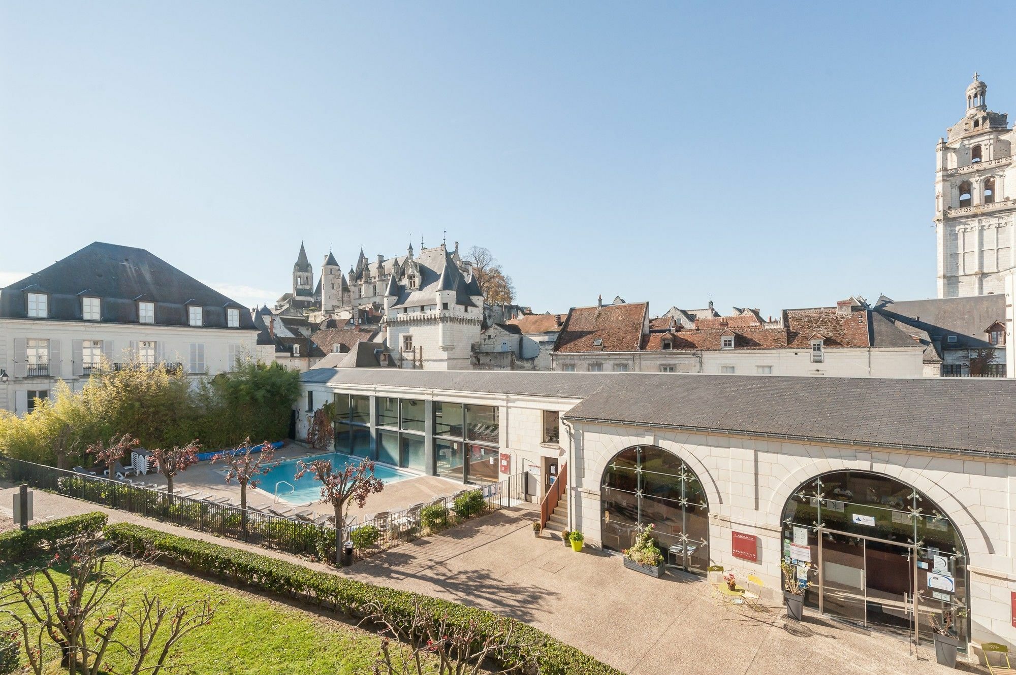 Pierre & Vacances Le Moulin Des Cordeliers Loches Bagian luar foto